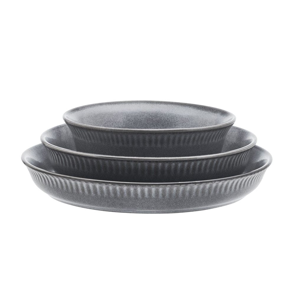 Amara Slate 6 Piece Dinnerware Bowl Set, Service for 2