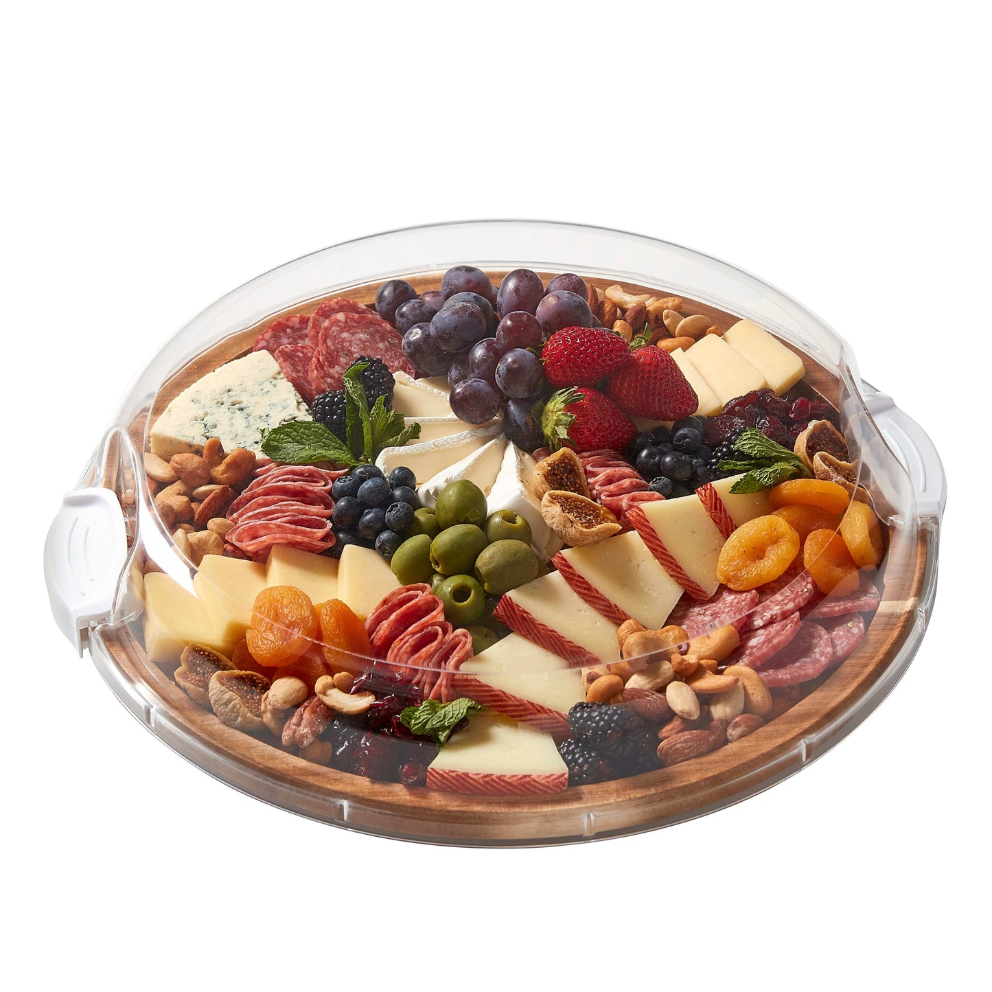 Farberware Build-A-Board ™ Cutting Board with Clear Locking Lid, 14 IN Round
