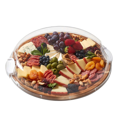 Farberware Build-A-Board ™ Cutting Board with Clear Locking Lid, 14 IN Round