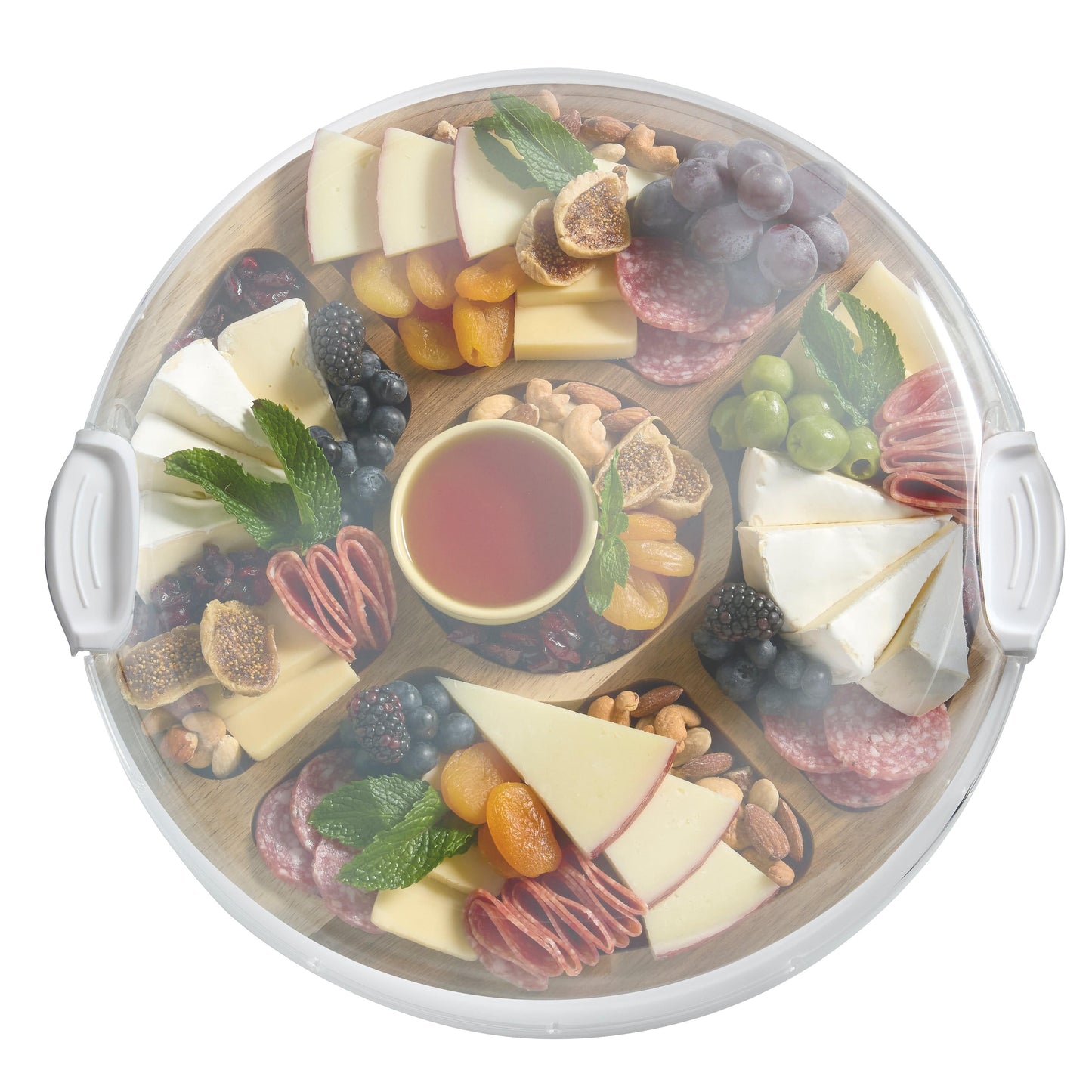 Farberware Build-A-Board ™ Cutting Board with Clear Locking Lid, 14 IN Round