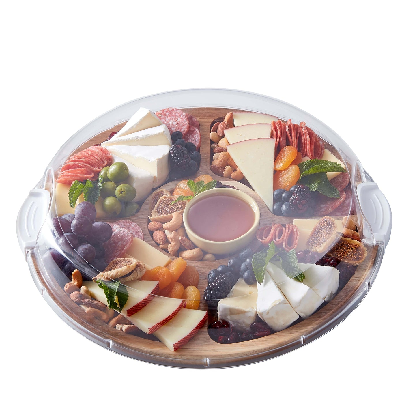 Farberware Build-A-Board ™ Cutting Board with Clear Locking Lid, 14 IN Round