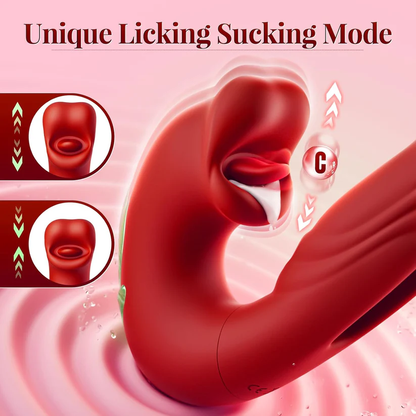 💥 New for 2026 | 4-in-1 Personal Massager for Women | 7 Vibration Modes · 5 Licking & Suction Patterns 🍑