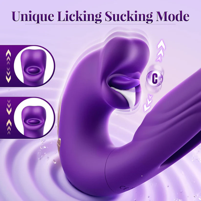💥 New for 2026 | 4-in-1 Personal Massager for Women | 7 Vibration Modes · 5 Licking & Suction Patterns 🍑