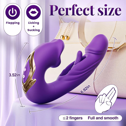 💥 New for 2026 | 4-in-1 Personal Massager for Women | 7 Vibration Modes · 5 Licking & Suction Patterns 🍑