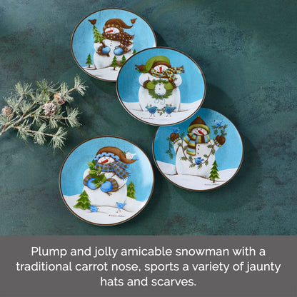 Evergreen Ernie Set of 4 Salad Plates