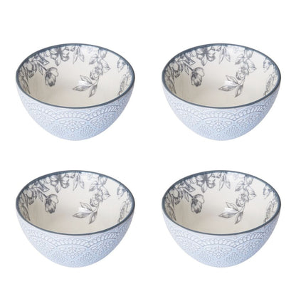 Gabriela Gray 16 Piece Dinnerware Set, Service for 4