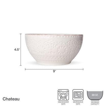 Chateau Cream Serving Bowl