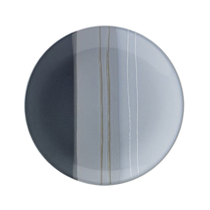Parker Gray 16 Piece Dinnerware Set, Service for 4