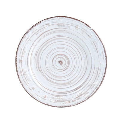 Trellis White Set of 4 Appetizer Plates