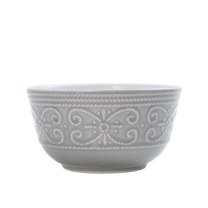 Abby Gray 16 Piece Dinnerware Set, Service for 4