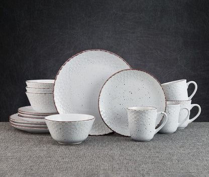 Bumble Bee White 16 Piece Dinnerware Set, Service for 4