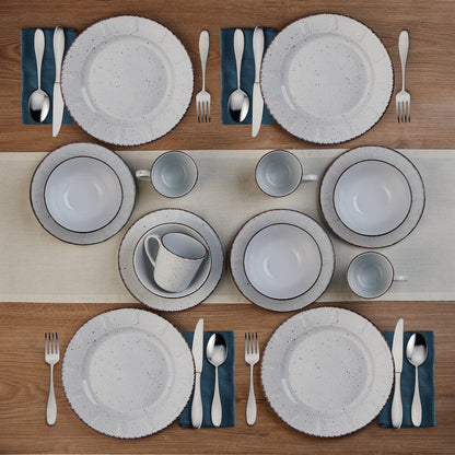 Pineapple 16 Piece Dinnerware Set, Service for 4
