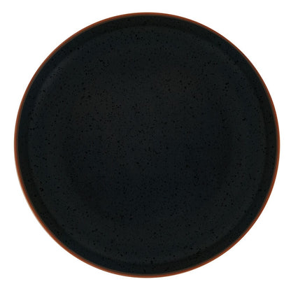 Hunter Black 16 Piece Dinnerware Set, Service for 4