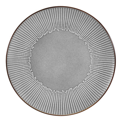Arlie Gray 12 Piece Pasta Dinnerware Set, Service for 4