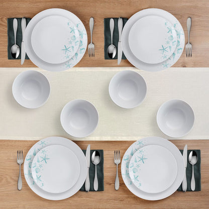 Tahiti 12 Piece Dinnerware Set, Service for 4