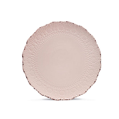 Chateau Pink Set of 4 Dinner Plates