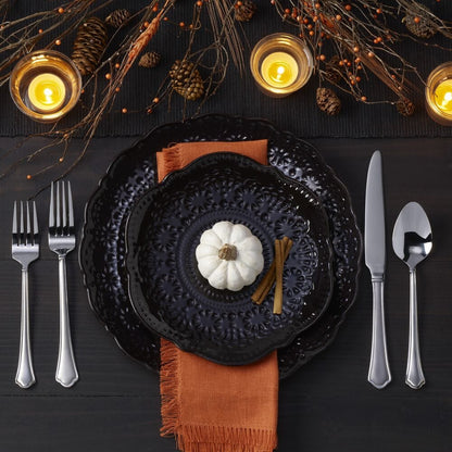 Chateau Midnight Set of 4 Dinner Plates