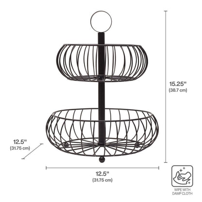 Monroe 2 Tier Fruit Storage Basket