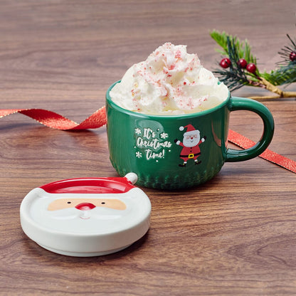 It’s Christmas Time Santa Covered Mug