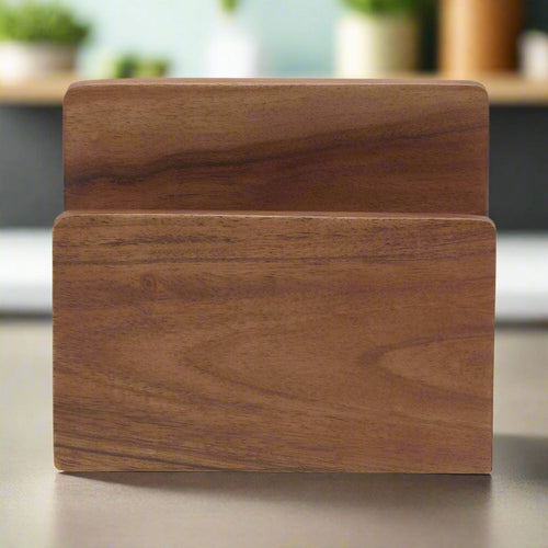 Acacia Wood Napkin Holder