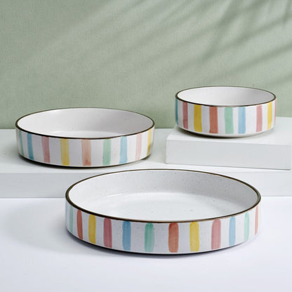 Darbie Angell Happy Spring Summer 9 Piece Bowl Set, Service for 3