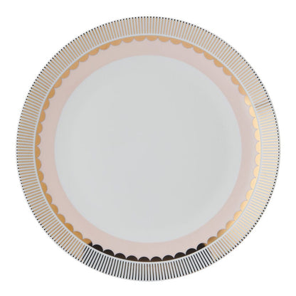 Darbie Angell Golden Charm Metallic 12 Piece Dinnerware Set, Service for 4