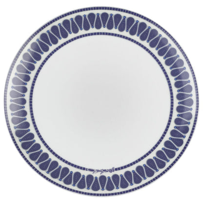 Dolly Parton Mosaic Blue Butterfly 12 Piece Dinnerware Set Service for 4