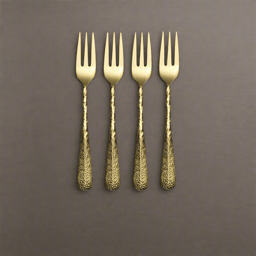 Sable Gold Set of 4 Appetizer Forks