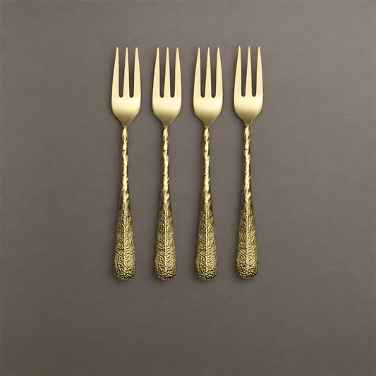 Sable Gold Set of 4 Appetizer Forks