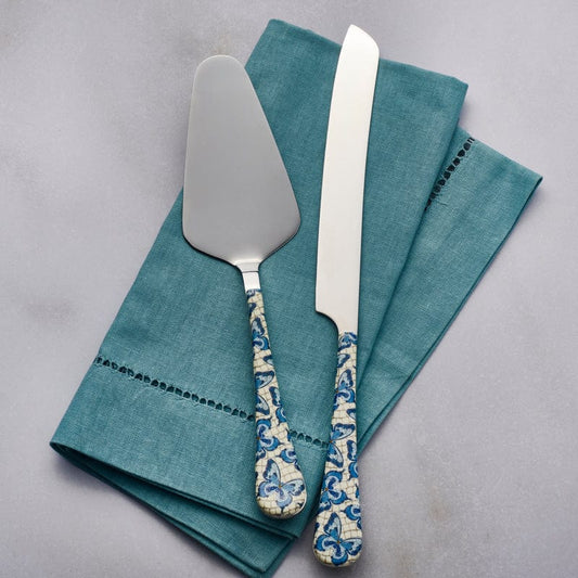 Dolly Parton Mosaic Butterfly 2 Piece Cake Knife and Server Set