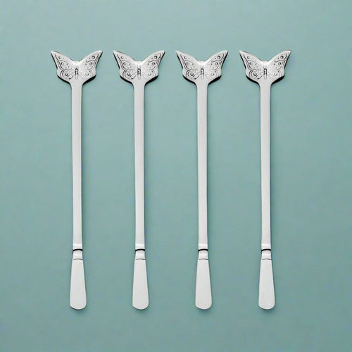 Butterfly Set of 4 Stirrers