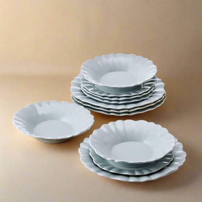 Graceful Petals 12 Piece Dinnerware Set, Service for 4