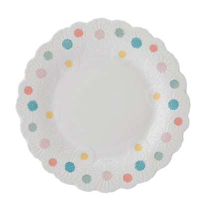 Darbie Angell Painted Daisy 12 Piece Dinnerware Set, Service or 4