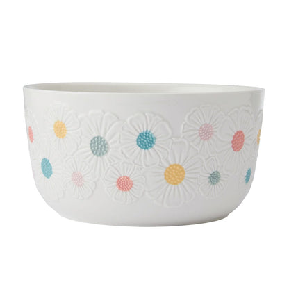 Darbie Angell Painted Daisy 12 Piece Dinnerware Set, Service or 4