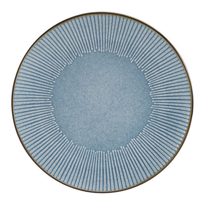 Arlie Blue Set of 4 Dinner Plates