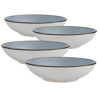 Arlie Blue Set of 4 Pasta Bowls