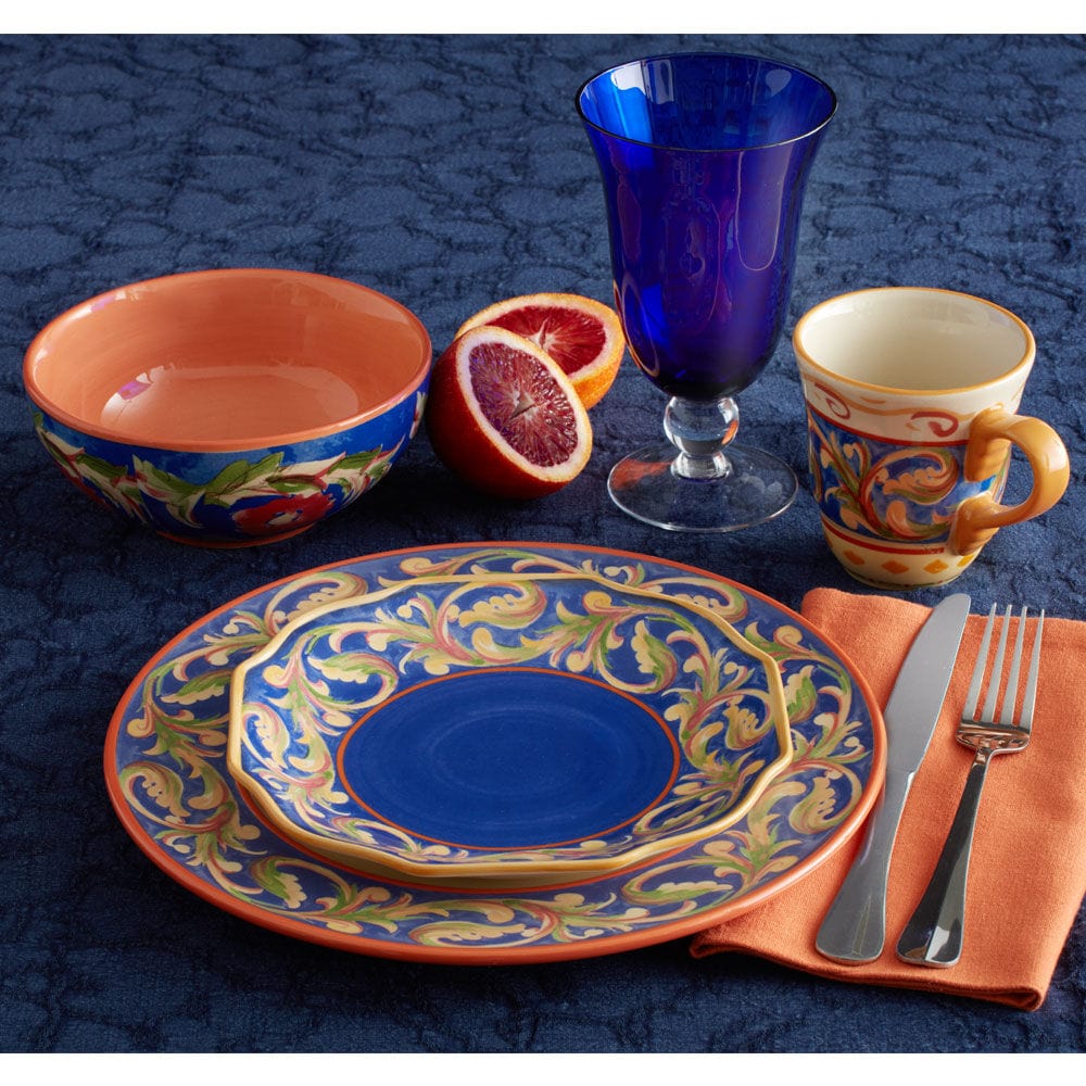 Villa della Luna® Blue Salad Plate