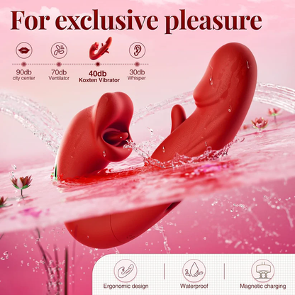 💥 New for 2026 | 4-in-1 Personal Massager for Women | 7 Vibration Modes · 5 Licking & Suction Patterns 🍑