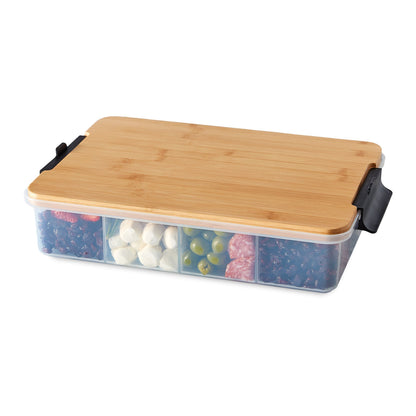 Farberware Build-A-Board ™ Snacklebox with Locking Plastic Cutting Board Lid