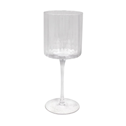 Darbie Angell Set of 4 Prismatic Wine Glasses