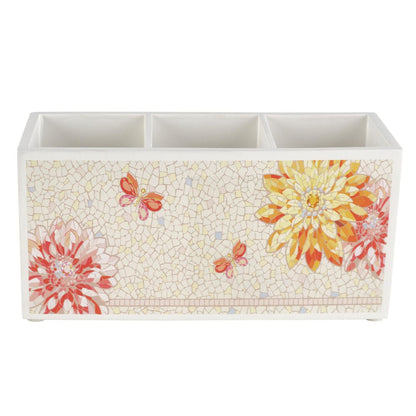 Dolly Parton Mosaic Flower Utensil Flatware Caddy