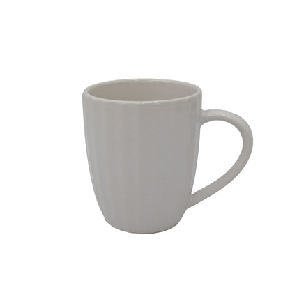 White Embossed 32 Piece Dinnerware Set, Service for 8
