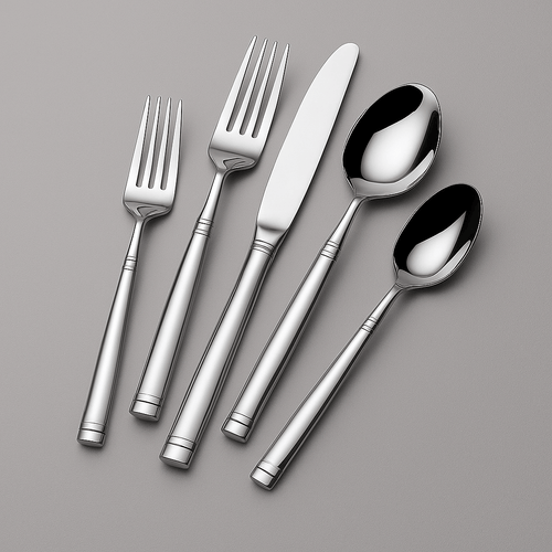 Stephanie Forged 42 Piece Flatware Set, Service for 8