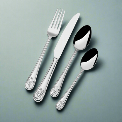 Lobster 16 Piece Flatware Set, Service for 4