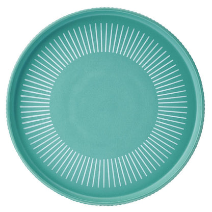 Darbie Angell Mod Teal 12 Piece Dinnerware Set, Service for 4