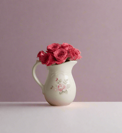 Tea Rose Sugar and Creamer Set