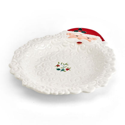 Winterberry® Santa Figural Bearded Platter