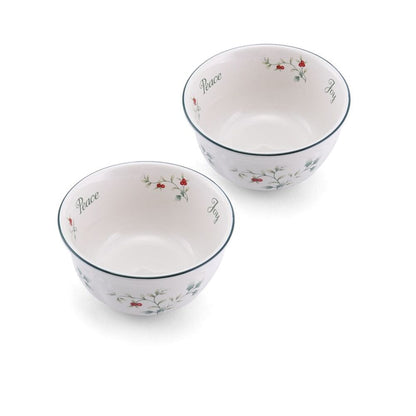 Winterberry® Set of 2 Sentiment Dessert Bowls