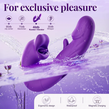 💥 New for 2026 | 4-in-1 Personal Massager for Women | 7 Vibration Modes · 5 Licking & Suction Patterns 🍑