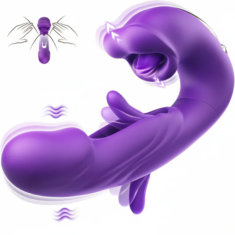 💥 New for 2026 | 4-in-1 Personal Massager for Women | 7 Vibration Modes · 5 Licking & Suction Patterns 🍑